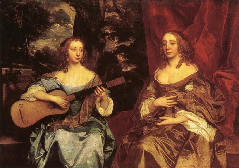 Sir Peter Lely Two Ladies of the Lake Family china oil painting image